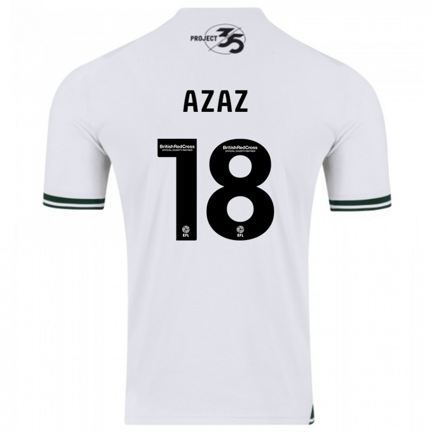 Niño Camiseta Finn Azaz #18 Blanco 2ª Equipación 2023/24 La Camisa Perú