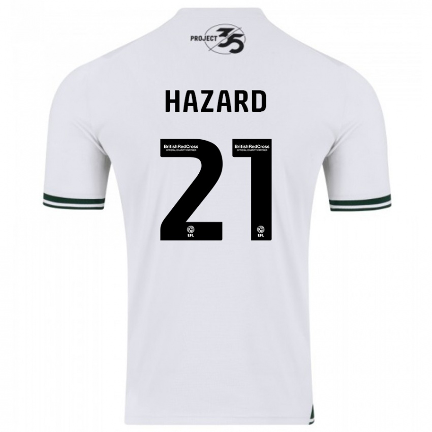 Niño Camiseta Conor Hazard #21 Blanco 2ª Equipación 2023/24 La Camisa Perú