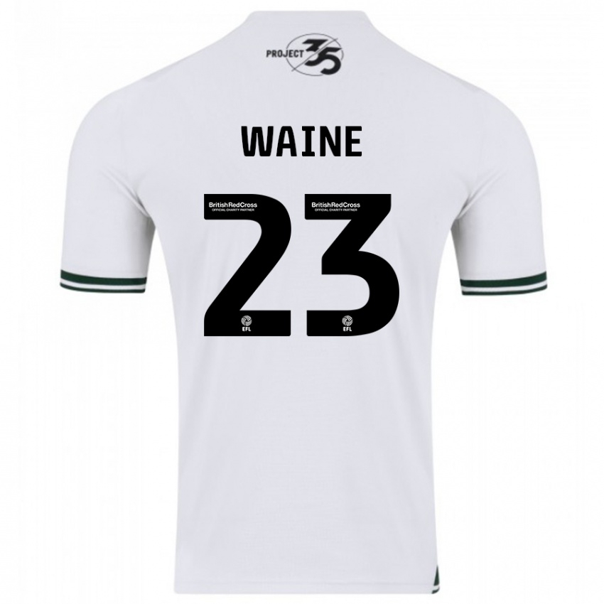 Niño Camiseta Ben Waine #23 Blanco 2ª Equipación 2023/24 La Camisa Perú