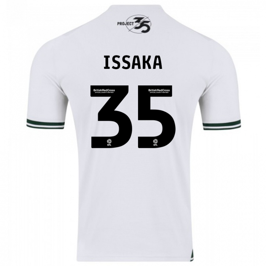 Niño Camiseta Freddie Issaka #35 Blanco 2ª Equipación 2023/24 La Camisa Perú