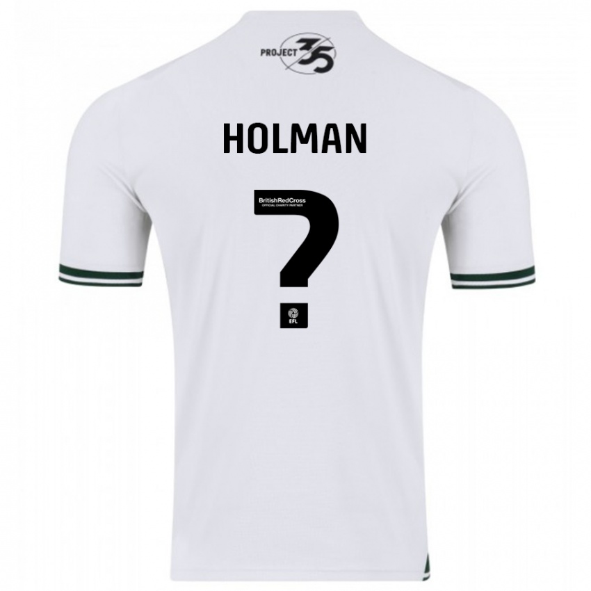 Niño Camiseta Daniel Holman #0 Blanco 2ª Equipación 2023/24 La Camisa Perú