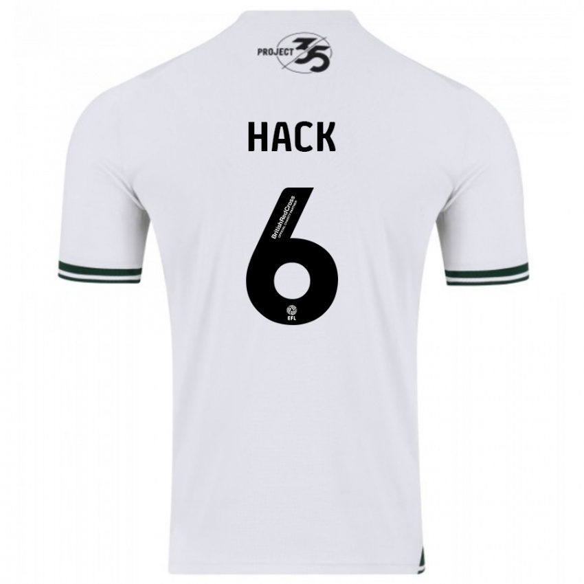 Niño Camiseta Lucy Hack #6 Blanco 2ª Equipación 2023/24 La Camisa Perú