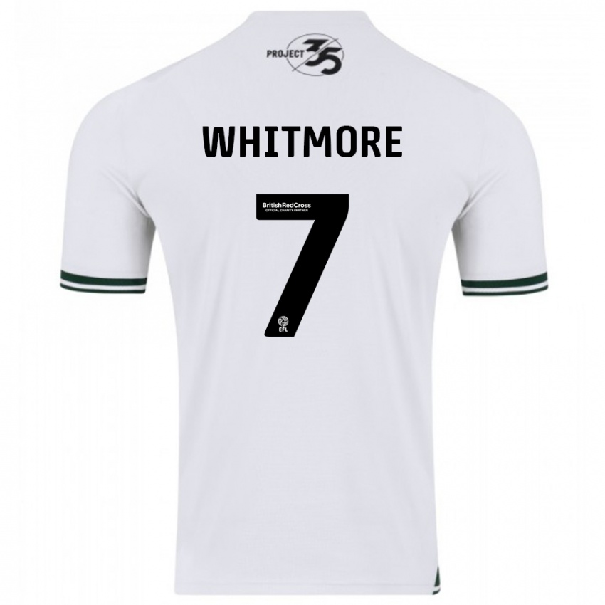 Niño Camiseta Charlotte Whitmore #7 Blanco 2ª Equipación 2023/24 La Camisa Perú