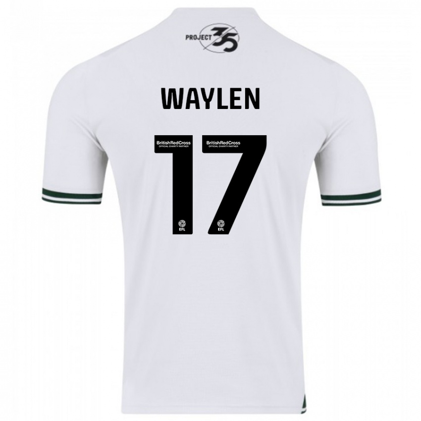 Niño Camiseta Libby Waylen #17 Blanco 2ª Equipación 2023/24 La Camisa Perú