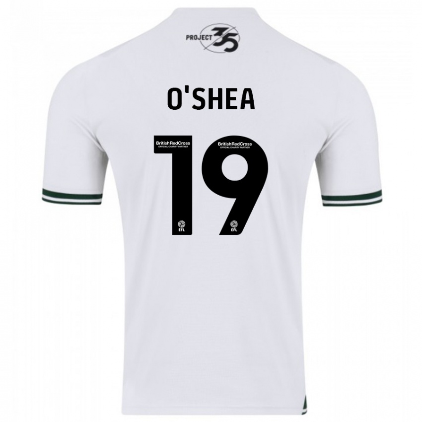 Niño Camiseta Erin O'shea #19 Blanco 2ª Equipación 2023/24 La Camisa Perú