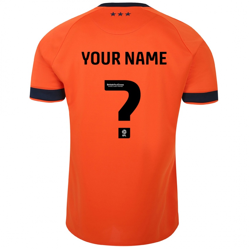 Niño Camiseta Su Nombre #0 Naranja 2ª Equipación 2023/24 La Camisa Perú
