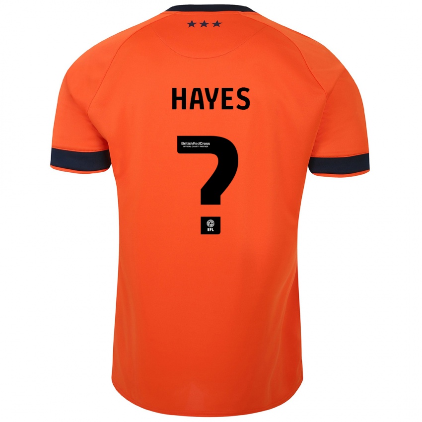 Niño Camiseta Nick Hayes #0 Naranja 2ª Equipación 2023/24 La Camisa Perú