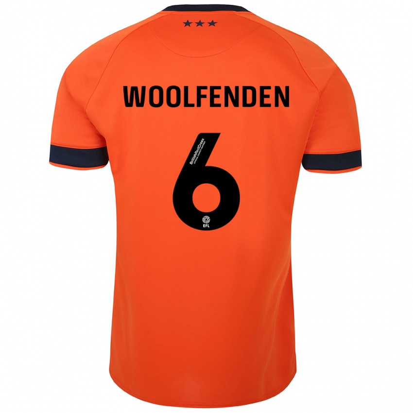 Niño Camiseta Luke Woolfenden #6 Naranja 2ª Equipación 2023/24 La Camisa Perú