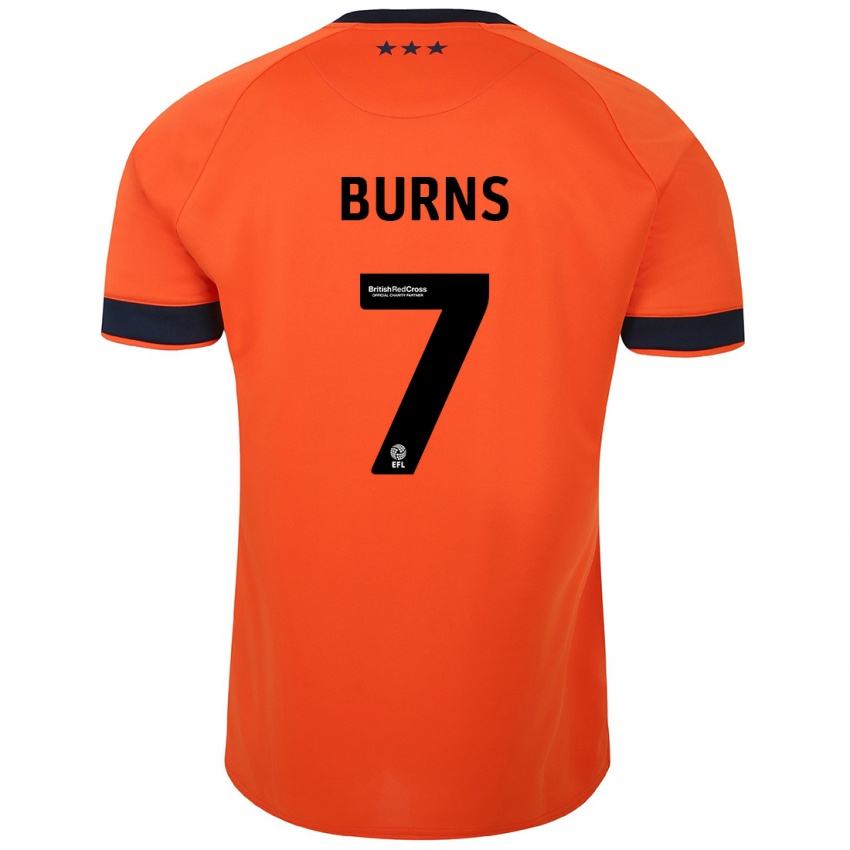 Niño Camiseta Wes Burns #7 Naranja 2ª Equipación 2023/24 La Camisa Perú