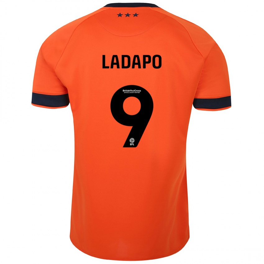 Niño Camiseta Freddie Ladapo #9 Naranja 2ª Equipación 2023/24 La Camisa Perú