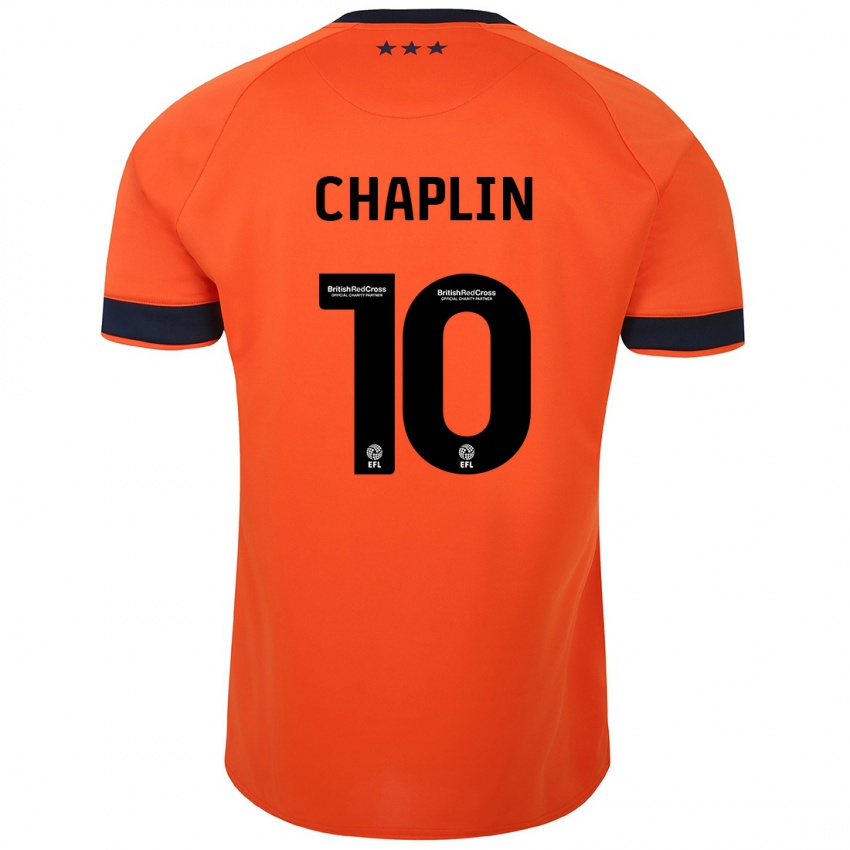 Niño Camiseta Conor Chaplin #10 Naranja 2ª Equipación 2023/24 La Camisa Perú