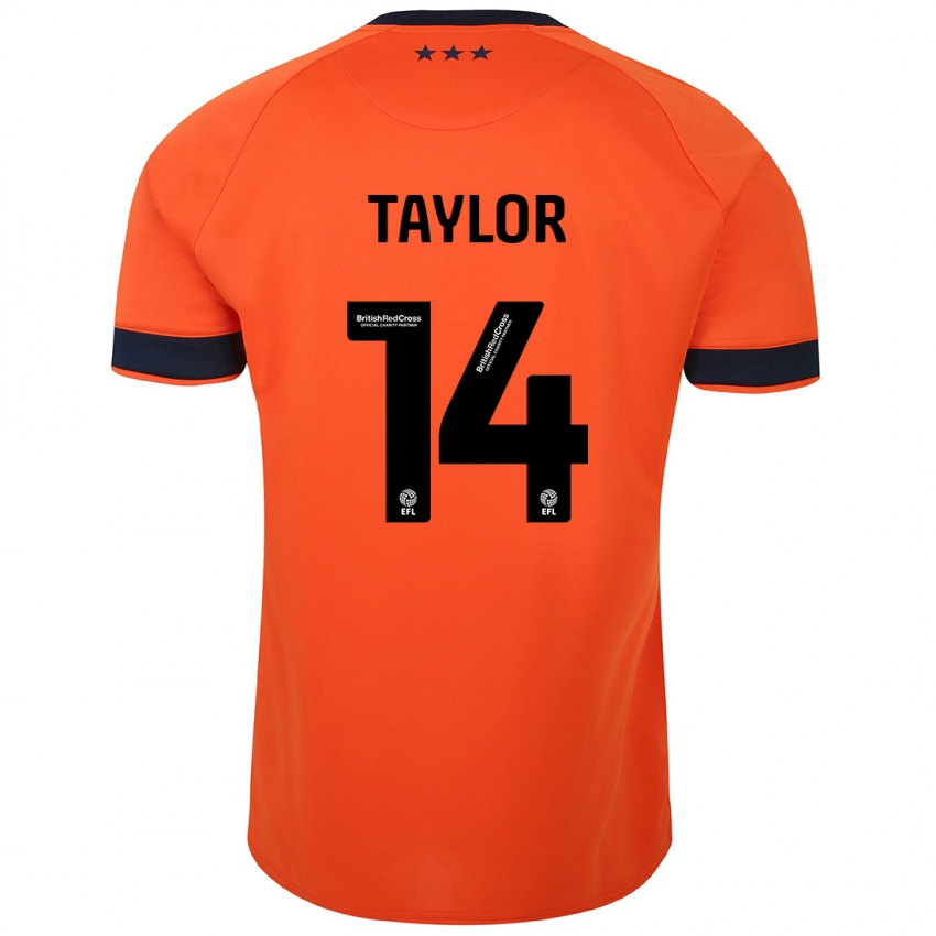 Niño Camiseta Jack Taylor #14 Naranja 2ª Equipación 2023/24 La Camisa Perú