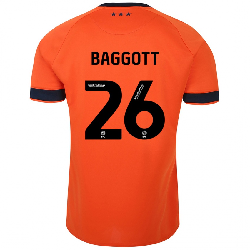 Niño Camiseta Elkan Baggott #26 Naranja 2ª Equipación 2023/24 La Camisa Perú