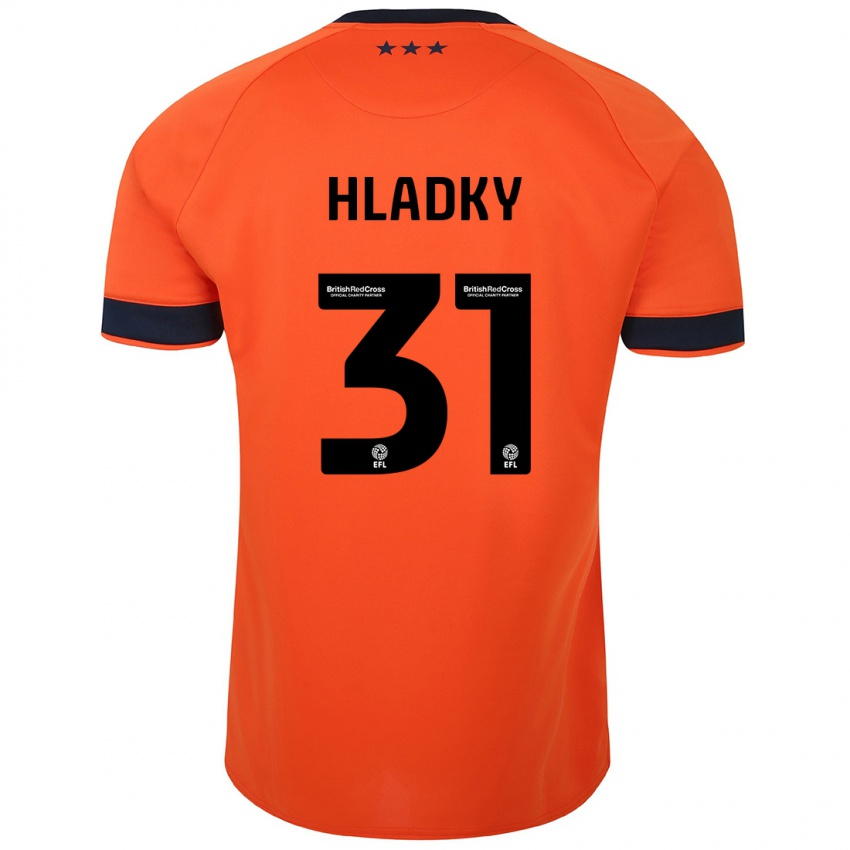 Niño Camiseta Vaclav Hladky #31 Naranja 2ª Equipación 2023/24 La Camisa Perú