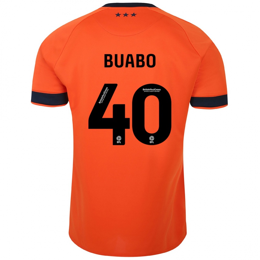 Niño Camiseta Gerard Buabo #40 Naranja 2ª Equipación 2023/24 La Camisa Perú