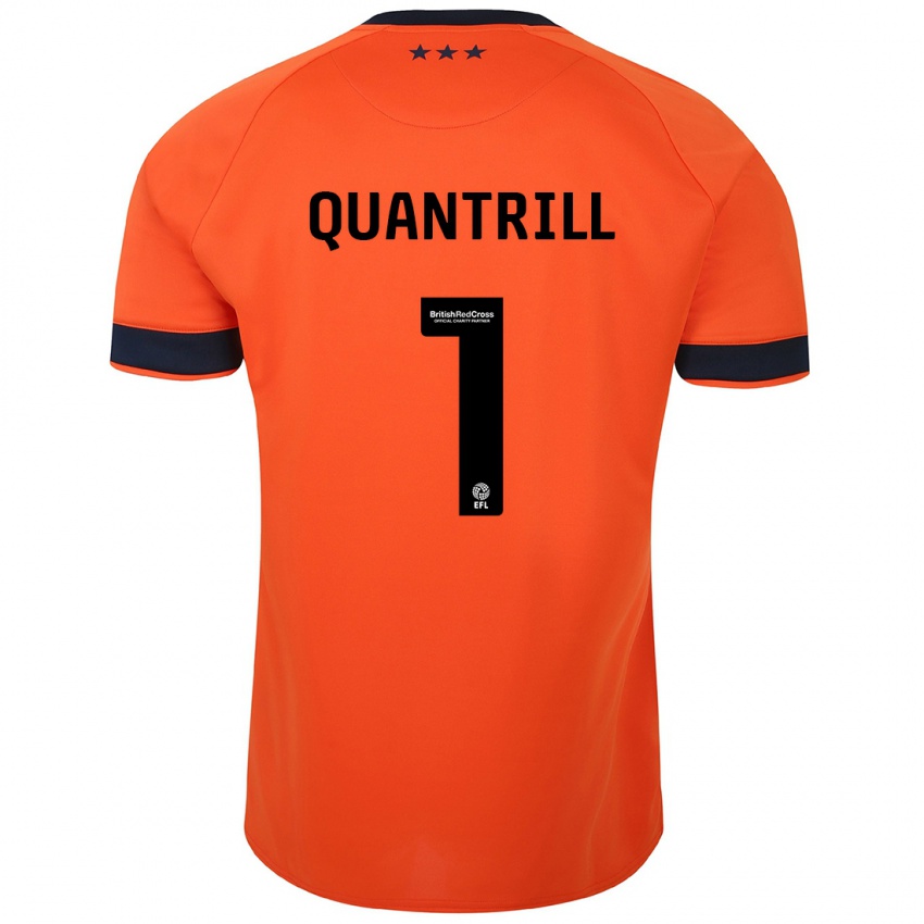 Niño Camiseta Sarah Quantrill #1 Naranja 2ª Equipación 2023/24 La Camisa Perú