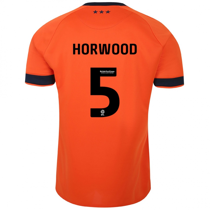 Niño Camiseta Bonnie Horwood #5 Naranja 2ª Equipación 2023/24 La Camisa Perú