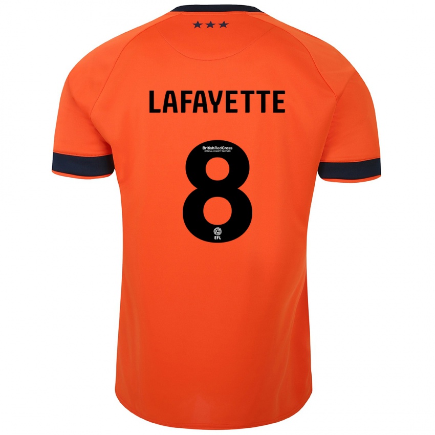 Niño Camiseta Abbie Lafayette #8 Naranja 2ª Equipación 2023/24 La Camisa Perú