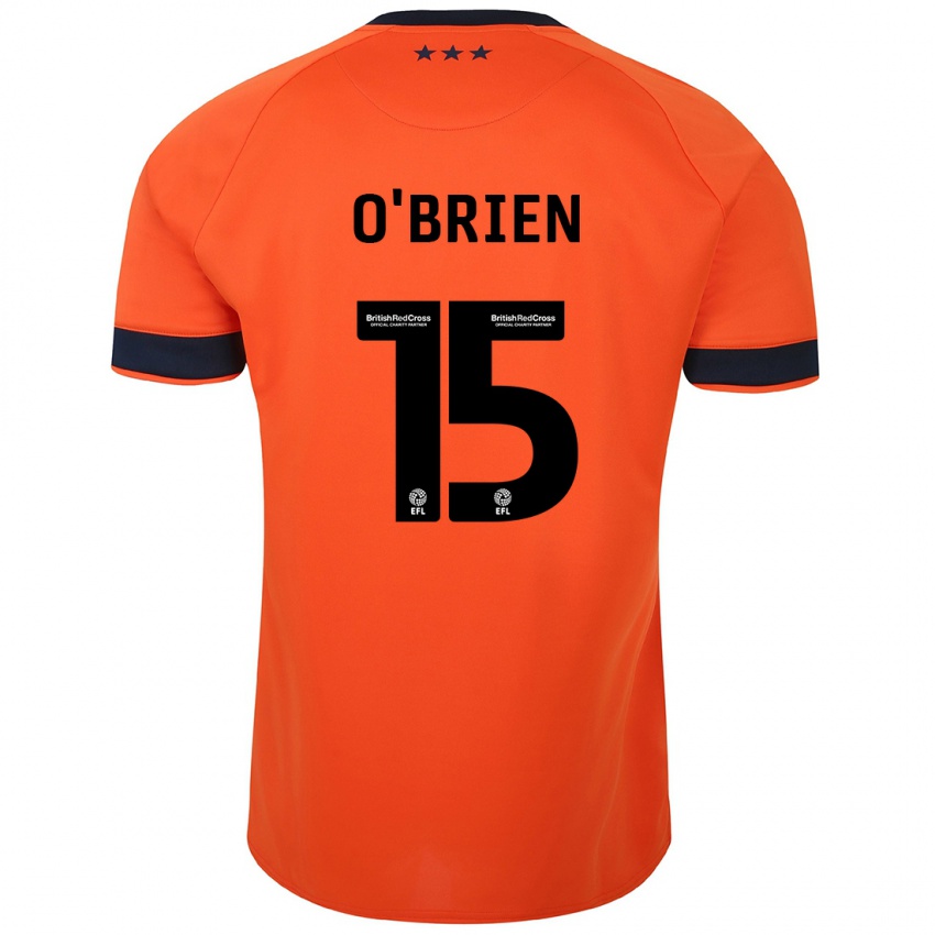 Niño Camiseta Lucy O'brien #15 Naranja 2ª Equipación 2023/24 La Camisa Perú