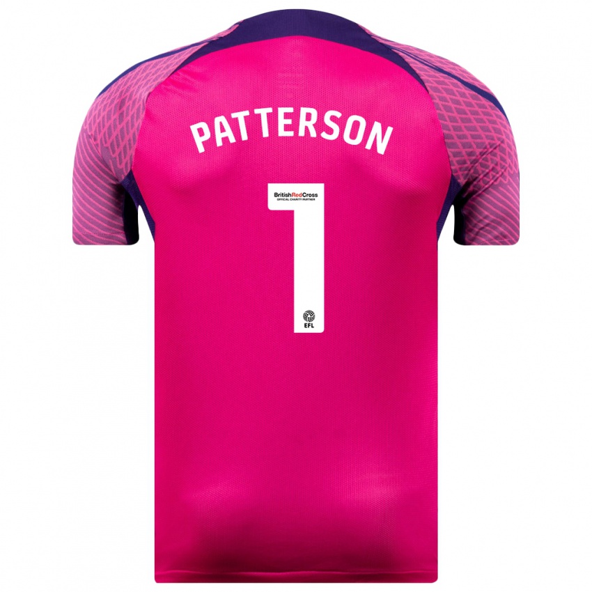 Niño Camiseta Anthony Patterson #1 Morado 2ª Equipación 2023/24 La Camisa Perú