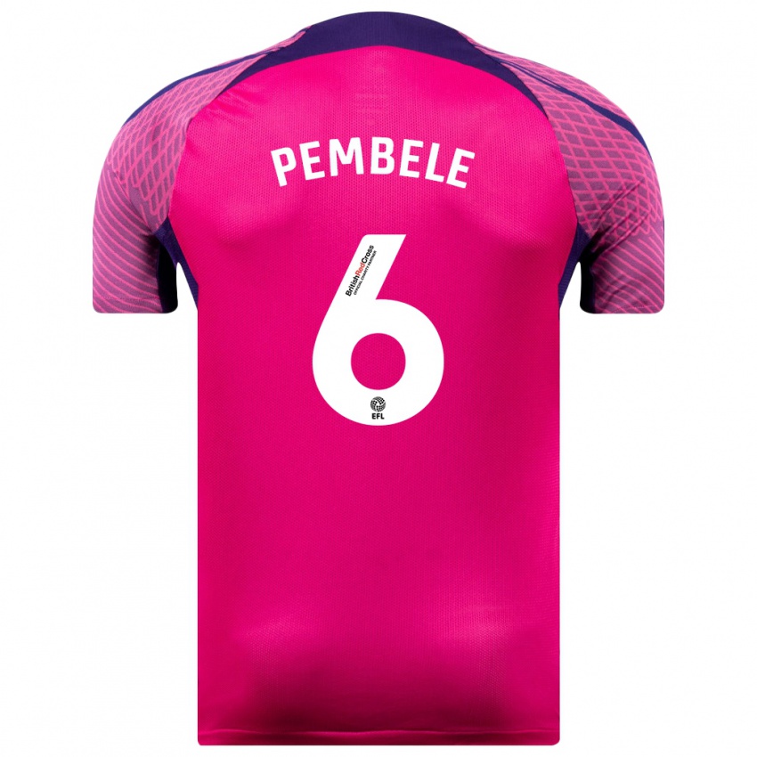 Niño Camiseta Timothée Pembélé #6 Morado 2ª Equipación 2023/24 La Camisa Perú