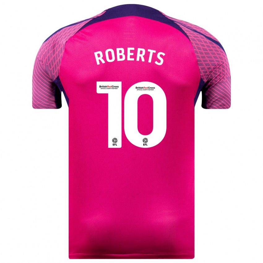 Niño Camiseta Patrick Roberts #10 Morado 2ª Equipación 2023/24 La Camisa Perú