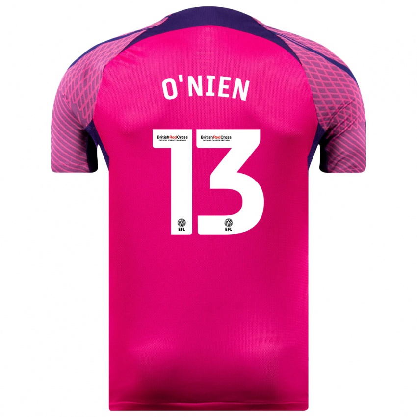 Niño Camiseta Luke O'nien #13 Morado 2ª Equipación 2023/24 La Camisa Perú