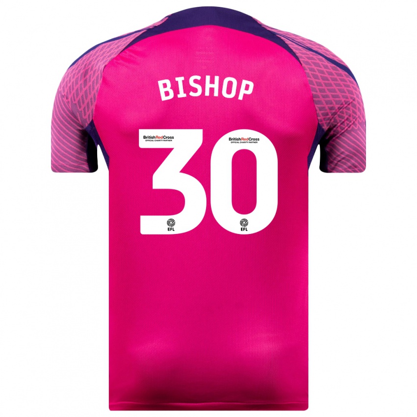 Niño Camiseta Nathan Bishop #30 Morado 2ª Equipación 2023/24 La Camisa Perú
