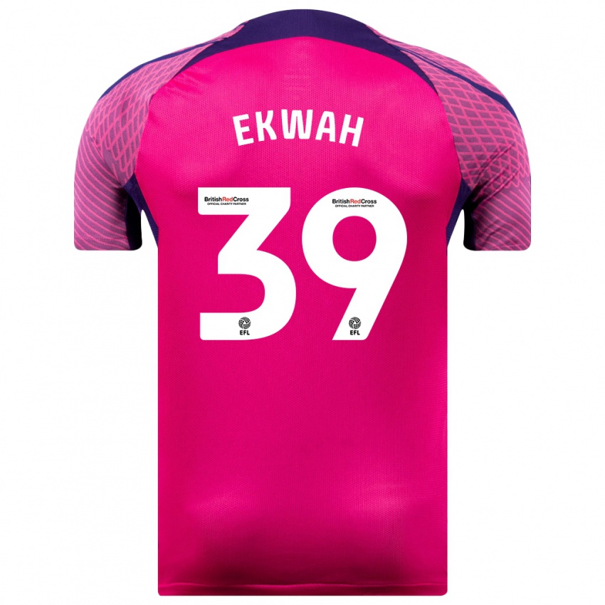 Niño Camiseta Pierre Ekwah #39 Morado 2ª Equipación 2023/24 La Camisa Perú