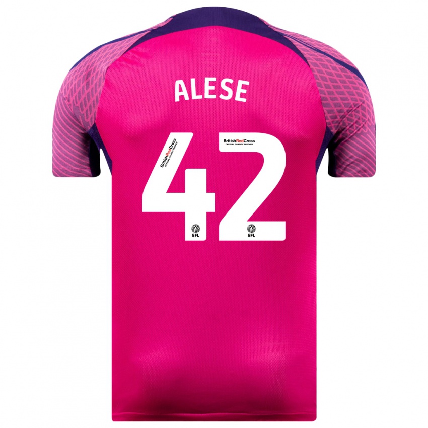 Niño Camiseta Aji Alese #42 Morado 2ª Equipación 2023/24 La Camisa Perú