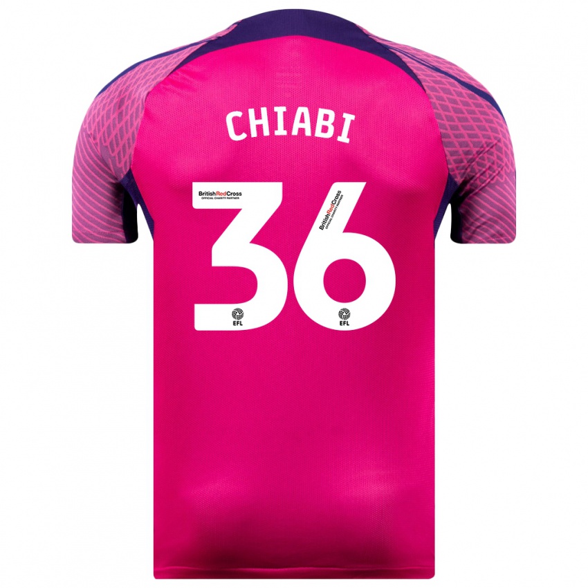 Niño Camiseta Tom Chiabi #36 Morado 2ª Equipación 2023/24 La Camisa Perú