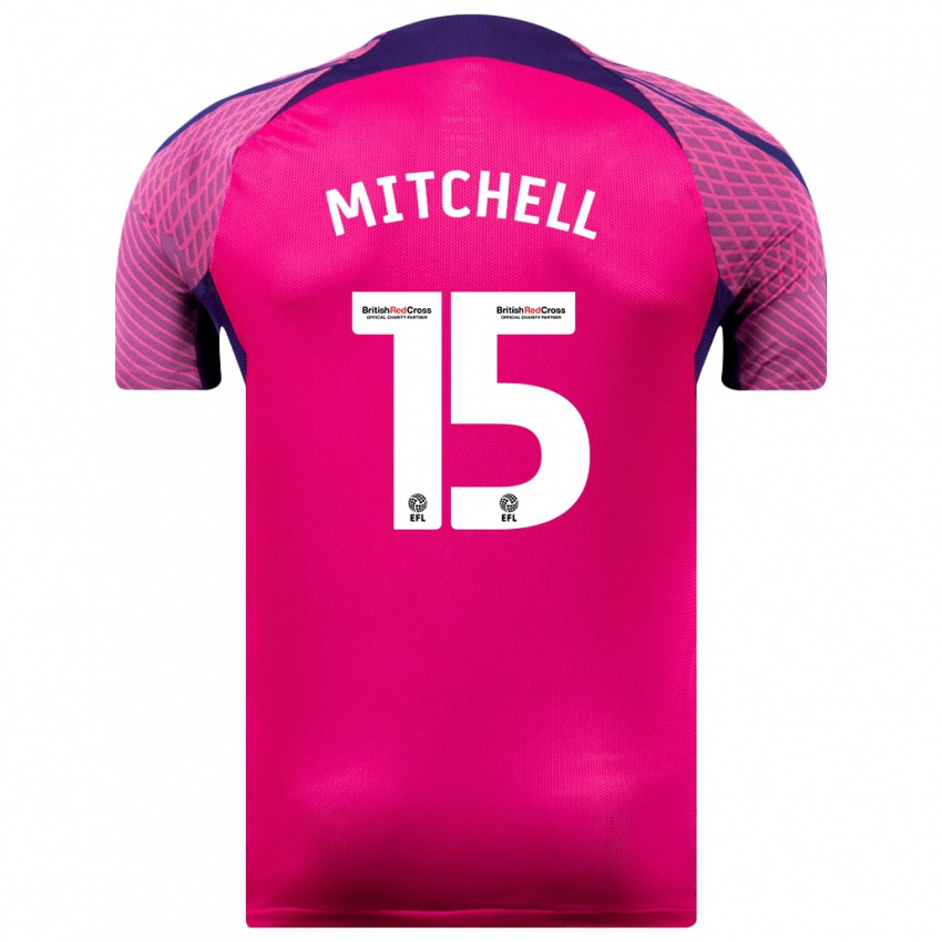 Niño Camiseta Cuba Mitchell #15 Morado 2ª Equipación 2023/24 La Camisa Perú