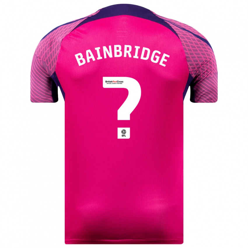 Niño Camiseta Oliver Bainbridge #0 Morado 2ª Equipación 2023/24 La Camisa Perú