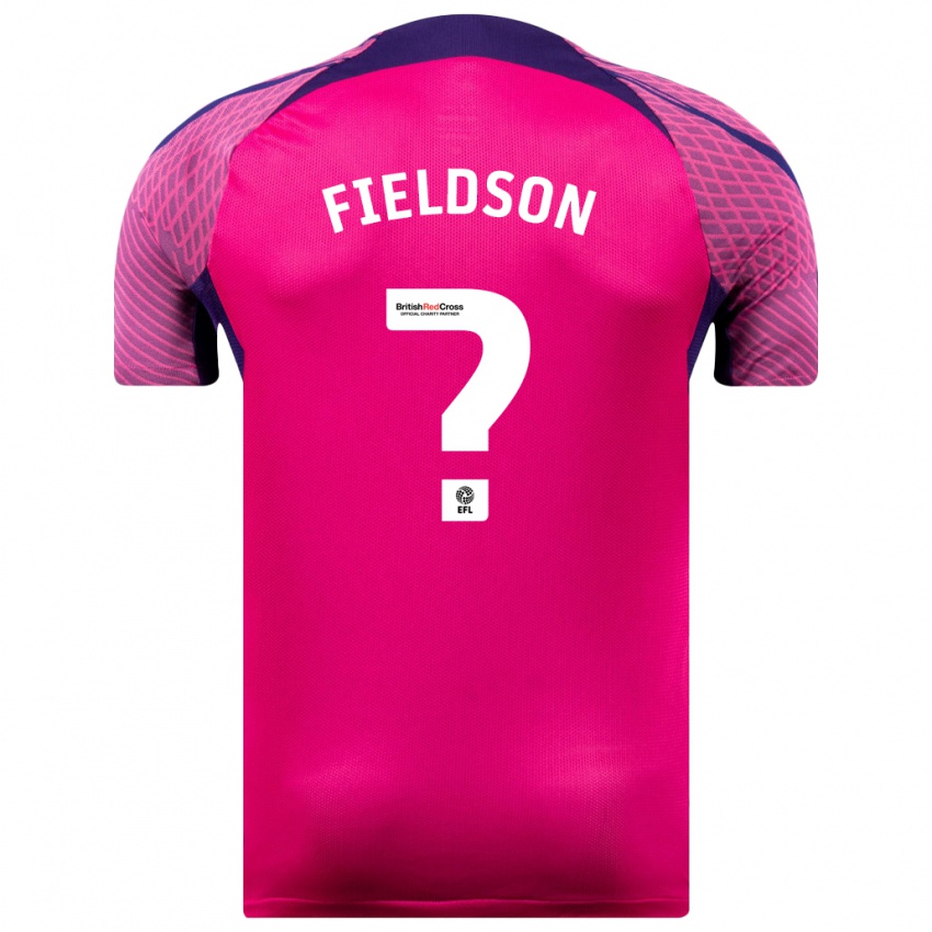 Niño Camiseta Henry Fieldson #0 Morado 2ª Equipación 2023/24 La Camisa Perú