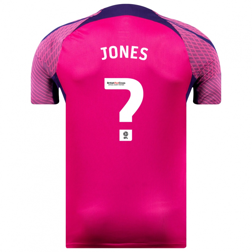 Niño Camiseta Harrison Jones #0 Morado 2ª Equipación 2023/24 La Camisa Perú