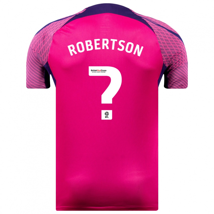 Niño Camiseta Josh Robertson #0 Morado 2ª Equipación 2023/24 La Camisa Perú