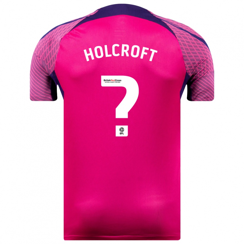 Niño Camiseta Finlay Holcroft #0 Morado 2ª Equipación 2023/24 La Camisa Perú