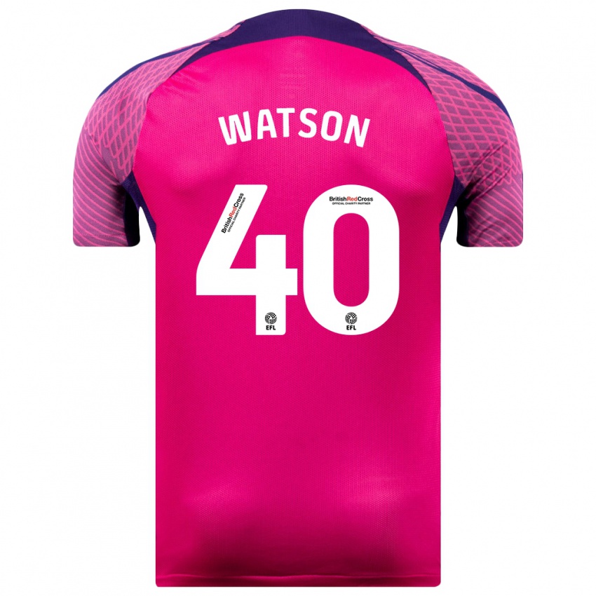 Niño Camiseta Tom Watson #40 Morado 2ª Equipación 2023/24 La Camisa Perú