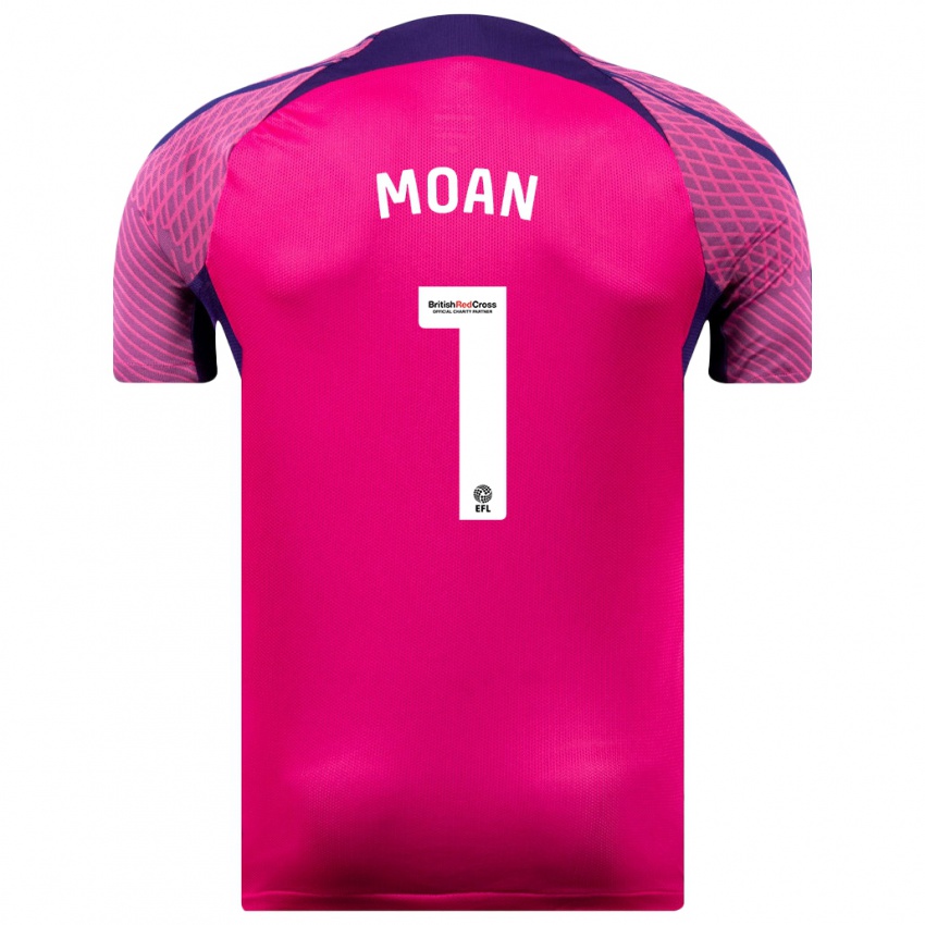 Niño Camiseta Claudia Moan #1 Morado 2ª Equipación 2023/24 La Camisa Perú