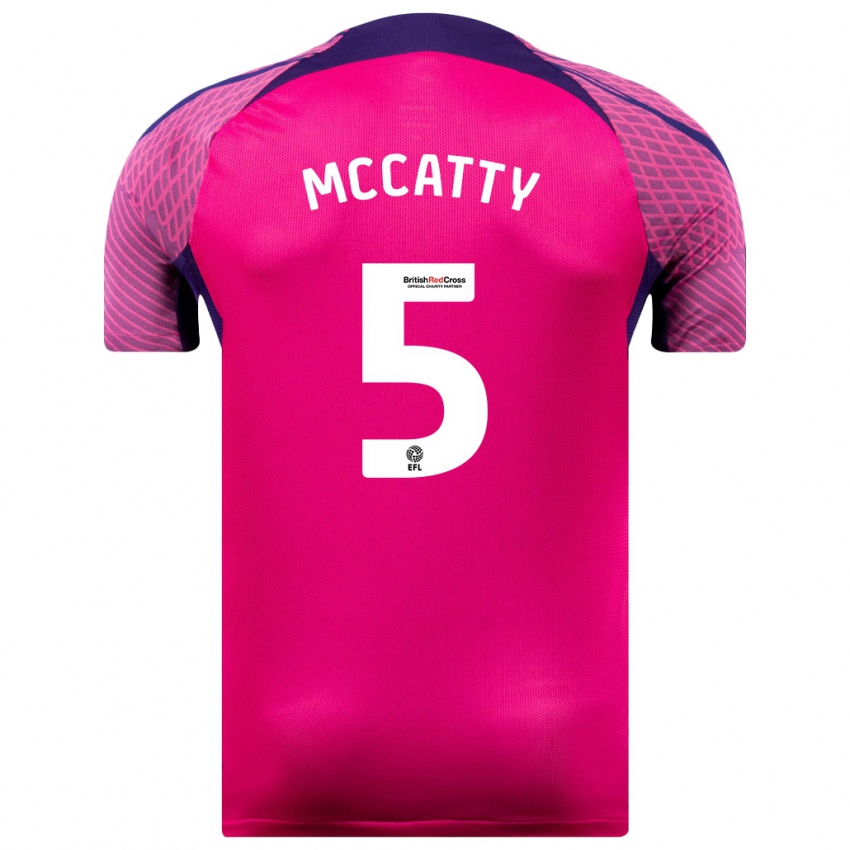 Niño Camiseta Grace Mccatty #5 Morado 2ª Equipación 2023/24 La Camisa Perú