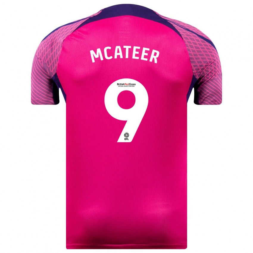 Niño Camiseta Mary Mcateer #9 Morado 2ª Equipación 2023/24 La Camisa Perú