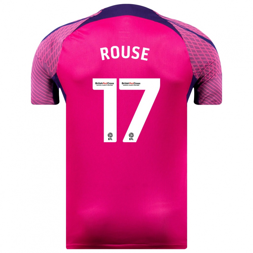 Niño Camiseta Mollie Rouse #17 Morado 2ª Equipación 2023/24 La Camisa Perú