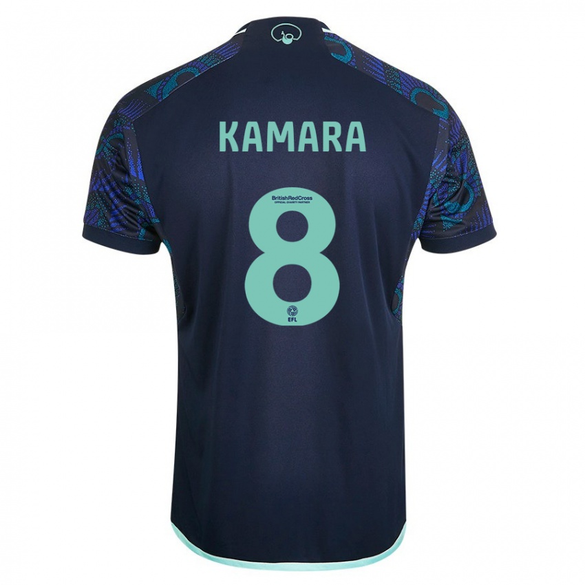 Niño Camiseta Glen Kamara #8 Azul 2ª Equipación 2023/24 La Camisa Perú