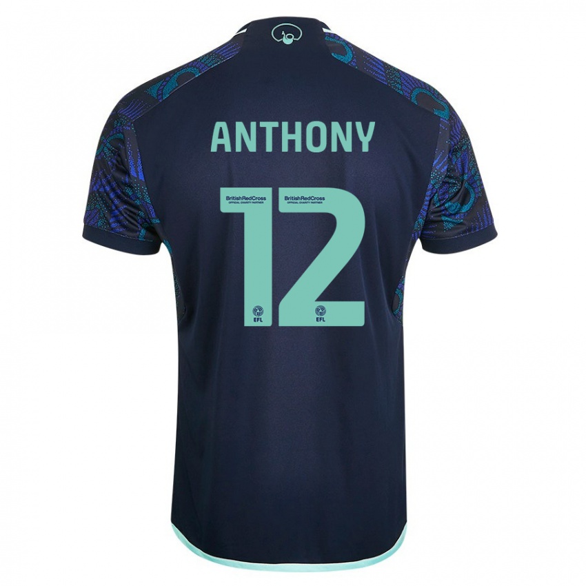 Niño Camiseta Jaidon Anthony #12 Azul 2ª Equipación 2023/24 La Camisa Perú