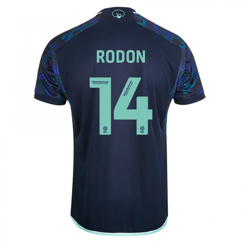 Niño Camiseta Joe Rodon #14 Azul 2ª Equipación 2023/24 La Camisa Perú