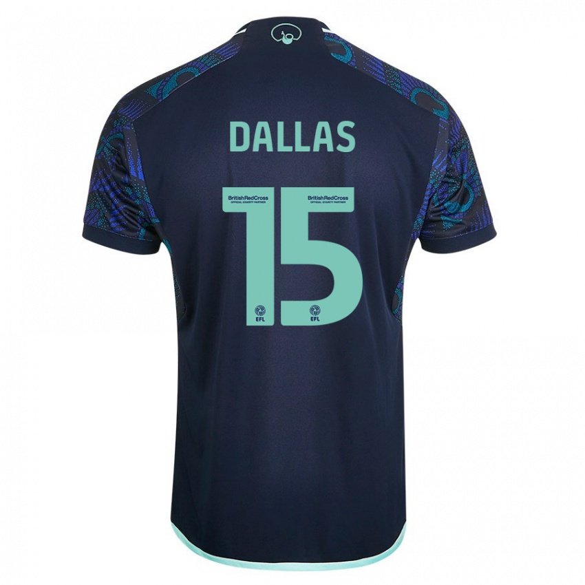 Niño Camiseta Stuart Dallas #15 Azul 2ª Equipación 2023/24 La Camisa Perú