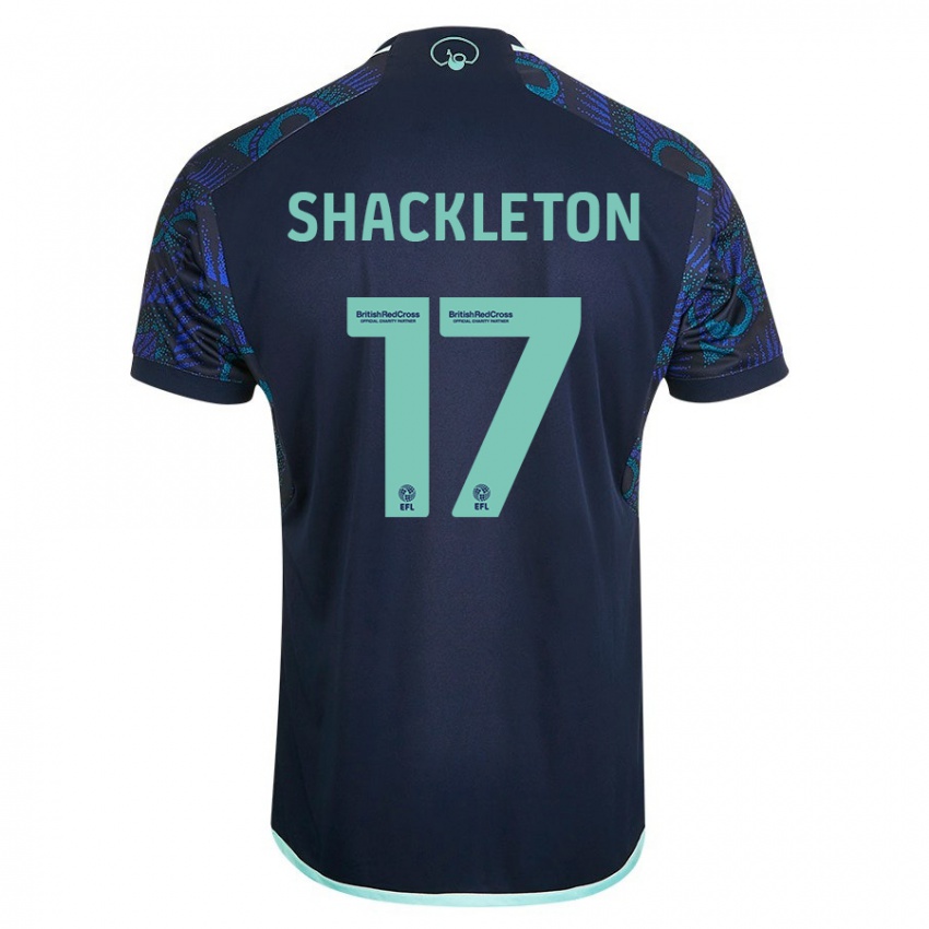 Niño Camiseta Jamie Shackleton #17 Azul 2ª Equipación 2023/24 La Camisa Perú