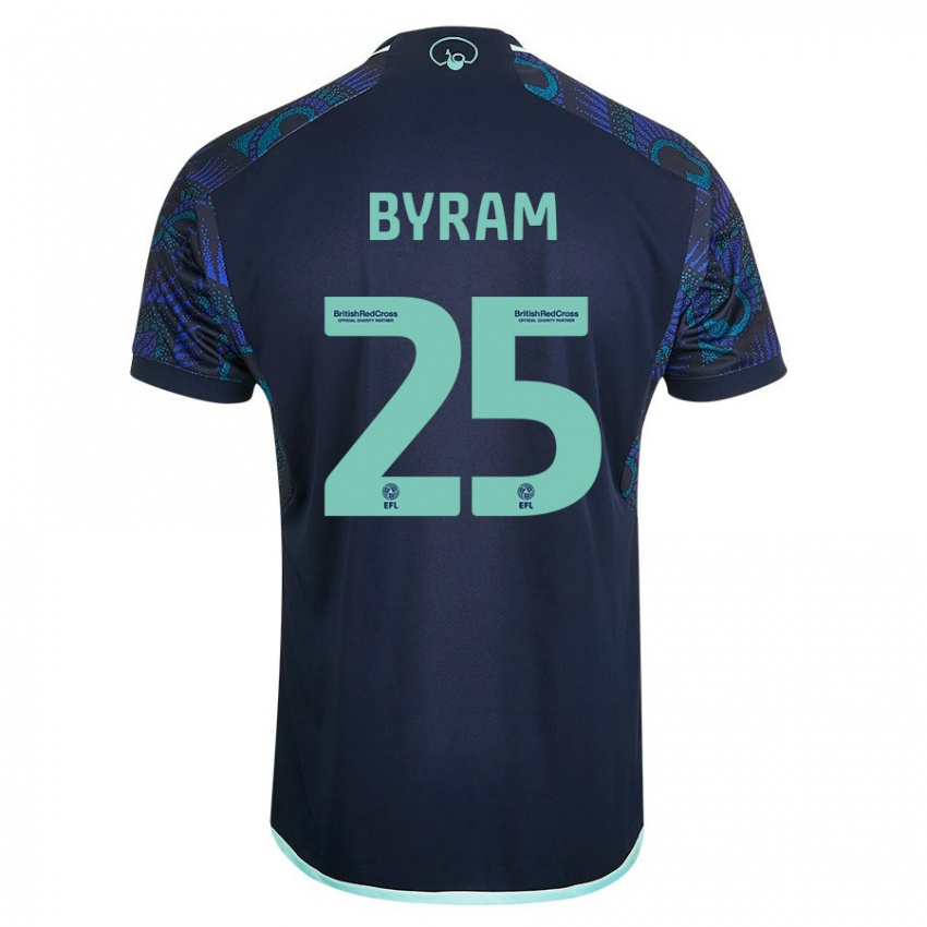 Niño Camiseta Sam Byram #25 Azul 2ª Equipación 2023/24 La Camisa Perú