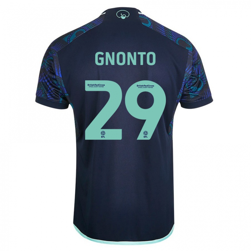 Niño Camiseta Wilfried Gnonto #29 Azul 2ª Equipación 2023/24 La Camisa Perú