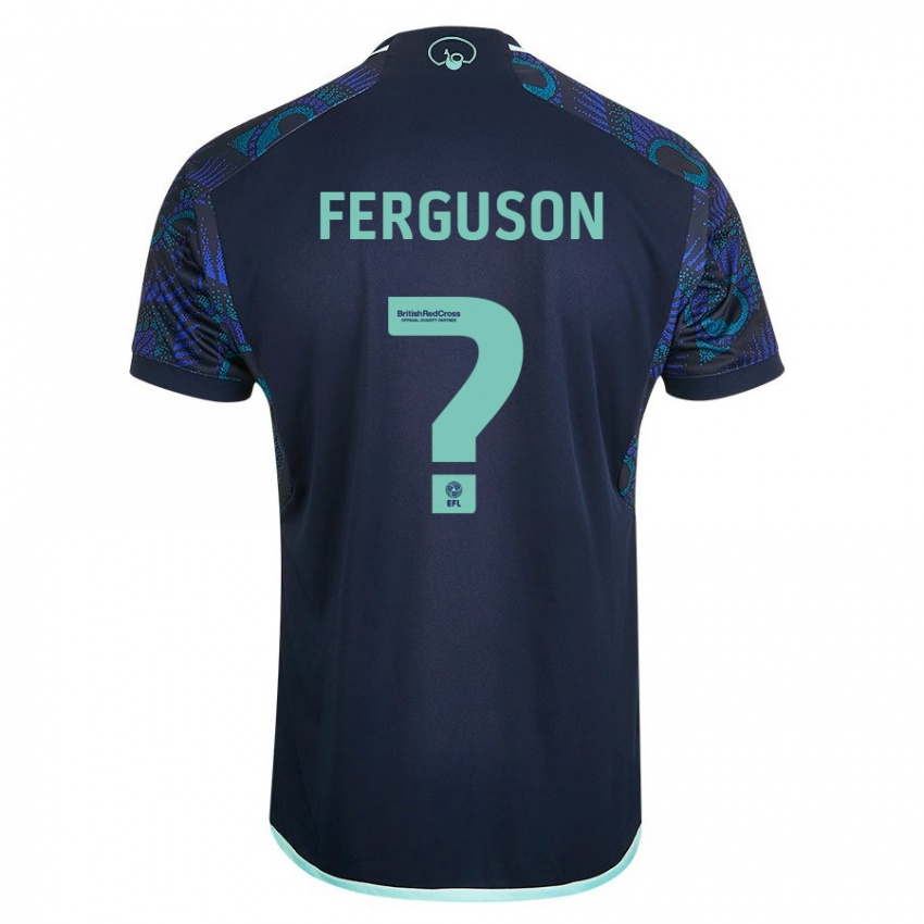 Niño Camiseta Connor Ferguson #0 Azul 2ª Equipación 2023/24 La Camisa Perú